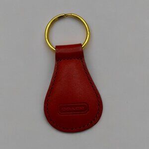 Vintage Coach Red  Key Holder Keychain